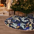 thumbnail image 5 of Sikiie Astronauts in sport Nativity Christmas Tree Skirt, Jesus Christian Winter Holiday Tree Mat Decoration(30-48IN), 5 of 6