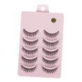 thumbnail image 3 of Extensión de Pestañas Postizas Fernando D Curliness Fake Anime Lashes Makeup Lash Strip 3D Grueso Desordenado 10x M-5 pares, 3 of 8