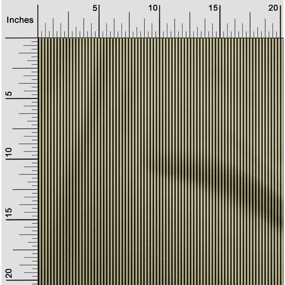 oneOone Cotton Silk Fabric Awning Stripe Decor Fabric Printed BTY 42 Inch Wide