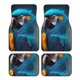 thumbnail image 1 of Fotbe Modern Style Blue Parrot Juego de 4 Tapetes para Auto con Estampado – Alfombrillas de Goma Reforzada, Diseño Antideslizante, Protección para Todo el Año – Vehículos, Autos, Camionetas y SUVs, 1 of 7