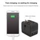 thumbnail image 4 of Adaptador de viaje universal Cargador de pared para teléfono todo en uno a nivel mundial, 4 of 7