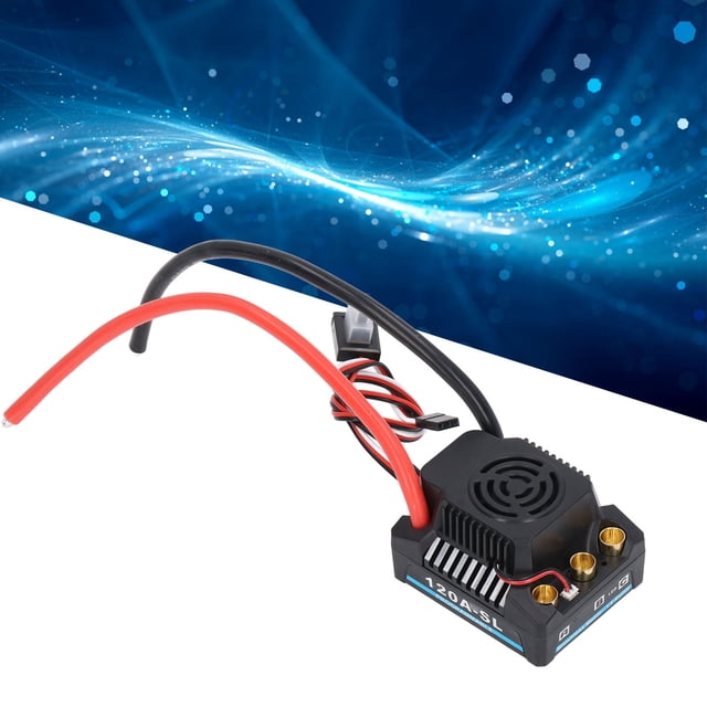 RC Sin Escobillas ESC, Versión Platino Programable Protección Múltiple RC Controlador De Velocidad Eléctrico 120A A Prueba De Polvo Para Coche 1/8 RC