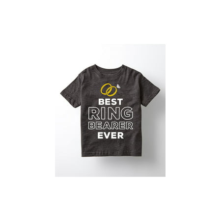 Best Ring Bearer Ever - Wedding Party Engagement Youth Short Sleeve