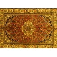 thumbnail image 1 of Ahgly Company Indoor Rectangle Persian Yellow Traditional Area Rugs, 4' x 6', 1 of 4