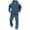 AA#-Blue 004, variant on Sweatsuits for Men 2-Piece Tracksuits Jogging Drawstring Loose-Fit Hoodies Winter Long Sleeve Sports Round Neck Pullover Athletic Sweatpants Suit Set