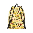 thumbnail image 3 of Balery Funny Construction Vehicles Vintage Canvas Backpack for Men and Women - Large Capacity, Durable Travel Laptop Bag for School, Work, Hiking, and Outdoor Activities, 3 of 7