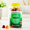 thumbnail image 2 of Spring Valley Probiotic with Prebiotic from Inulin Vegetarian Gummies for Digestive Health, Assorted Flavors, 3 Billion CFU, 60 Count, 2 of 9