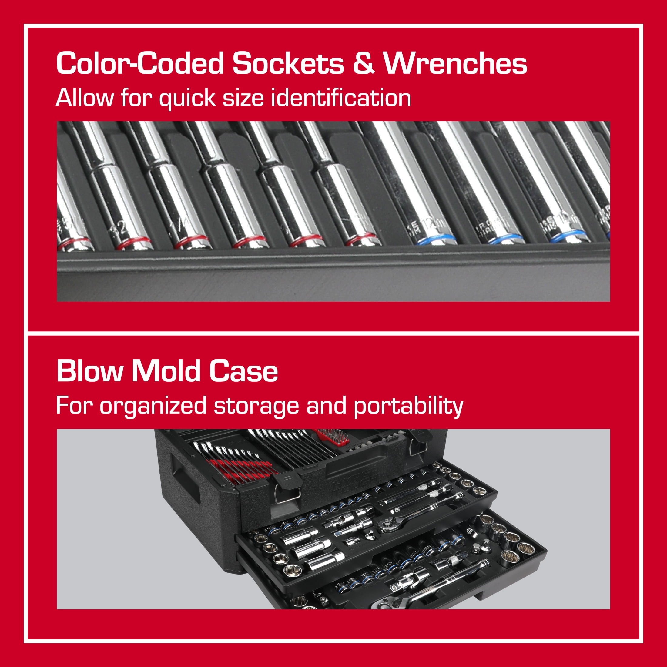 Hyper Tough 262-Piece Mechanics Tool Set, SAE and Metric - Walmart.com