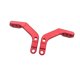 thumbnail image 4 of Soportes para guardamanos de motocicleta, pieza de repuesto de aleación de aluminio, fácil de instalar. Rojo, 4 of 9