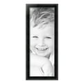 thumbnail image 2 of ArtToFrames 10" x 27" Black Engraved Edges Picture Frame, 10x27 inch Black Wood Poster Frame (WOM-4055),  Pack, 2 of 8