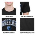 thumbnail image 4 of Ultra Game Men's Standard Arched Plexi Short Sleeve Tee Shirt, Black, Medium, 4 of 4