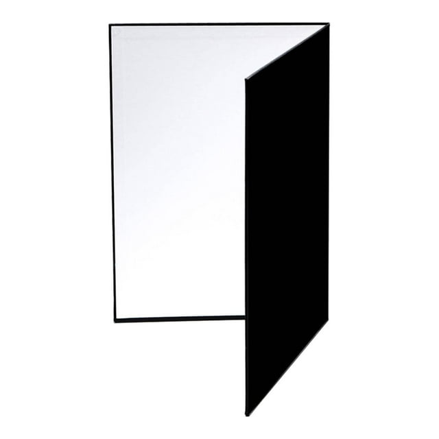 Miulika 3 in1 A4 Camera Photography Cardboard Foldable Thick Reflective Paper Background black white