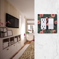 thumbnail image 5 of Yayeee Rocker Switch Wall Plate 1-Gang 4.6"x2.9" Home Decorative Outlet Cover, Red Flamingo Pattern, 5 of 6