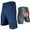 Blue, variant on THE PUB CRAWLER - Men's Loose-Fit Bike Shorts for Commuter Cycling or Mountain Biking, with Secure Pockets and padded undershorts