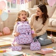 thumbnail image 6 of Cute Cherry Backpack with Lunch Bag and Pencil Case Matching Travel Daypack Beige, 6 of 6