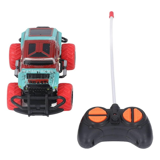 1:43 Children Remote Control Car Toy Portable Exquisite Funny Off Road RC Truck Toy Birthday Gift Red and Green
