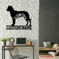 thumbnail image 4 of Craftnamesign Custom FLoral Entlebucher Mountain Metal Wall Art, Personalized Dog Lover Name Sign, 4 of 5