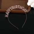 thumbnail image 1 of Granjero Gordo Diadema de princesa para cumpleaños de niñas, tiara de metal dorado con diamantes de imitación, tocados, aro para el cabello (oro rosa), 1 of 4