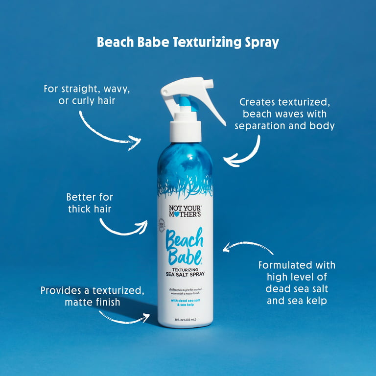 Not Your Mother's Beach Babe Texturizing Sea Salt Spray, Hair Texture  Spray, 8 fl oz, 2 Pack