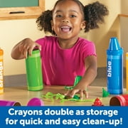 Learning Resources Rainbow Sorting Crayons Classroom Supplies Girls and Boys, Ages 3+