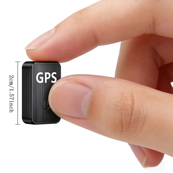 0.8 inch!Hidden Mini GPS Tracker for Vehicles Portable Real Time Magnetic Tracking Device Car Full Global Coverage Location Kids Dogs Trucks Person No Subscription Required Monthly Fee (Mini Size ﻿)