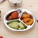 thumbnail image 5 of Kearding de cena plateado del acero inoxidable de la categoría alimenticia con la caja fuerte no tóxica e inodora de 6 compartimentos Mostrada, 5 of 6