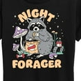 thumbnail image 3 of Instant Message - Night Forager - Women's Short Sleeve Graphic T-Shirt, 3 of 6