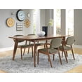 thumbnail image 2 of Malone 5-piece Rectangular Dining Table Set Dark Walnut, 2 of 12