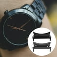 thumbnail image 2 of Ifundom Black Stainless Steel Watchband Adapter Replacement Parts for Watches, 1 Set and Stylish, 2 of 6