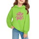 thumbnail image 2 of Moonsky Sudadera con capucha y cordón HUNTRX, estampado de grupo de chicas coreanas, jersey corto, suave y cómodo, top de manga larga para primavera y otoño.,Verde fluorescente,120, 2 of 5