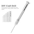 thumbnail image 1 of Mini Hand Drill Tool, Convenient Mini Hand Drill Set, For Wood Grape-Fruit, 1 of 8