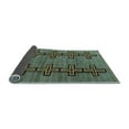 thumbnail image 2 of Ahgly Company Indoor Square Oriental Light Blue Modern Area Rugs, 3' Square, 2 of 4