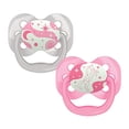 thumbnail image 1 of Chupetes para bebés Dr. Brown's Advantage que brillan en la oscuridad 0 a 6 meses rosa 2 conteos, 1 of 3