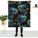 thumbnail image 3 of LHSHID Monster Cartoon Truck Throw Blanket Car Gift for Boys Kids Bedding Room Decor Flannel Blankets Microfiber Soft Warm for Couch Sofa Bed Livingroom Beach Travel 30"x40", 3 of 7