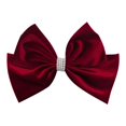 thumbnail image 1 of Pinza de pelo de plátano con perlas de tela de nuevo estilo para mujeres y niñas (negro, rojo), 1 of 5