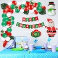 thumbnail image 5 of Cerem Christmas Decoration Balloon Arch Set and Pump 101 Pieces - Red Santa Claus, 5 of 6
