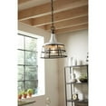 thumbnail image 6 of Progress Lighting, Bastille Collection, 1-Light Mini-Pendant, Coastal Blue, Country Basket Shade, 6 of 10
