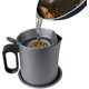 thumbnail image 3 of Recipiente para grasa de tocino con colador, recipiente de acero inoxidable de 1,7 l para almacenar aceite, lata para grasa de tocino para cocinar en la cocina y freír aceite, 3 of 5