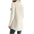 thumbnail image 5 of Livrdious Fall Cardigan for Women Sleeveless Open Front Cardigan Vest Casual Button Down Waffle Knit Coat, S-XXL, 5 of 8