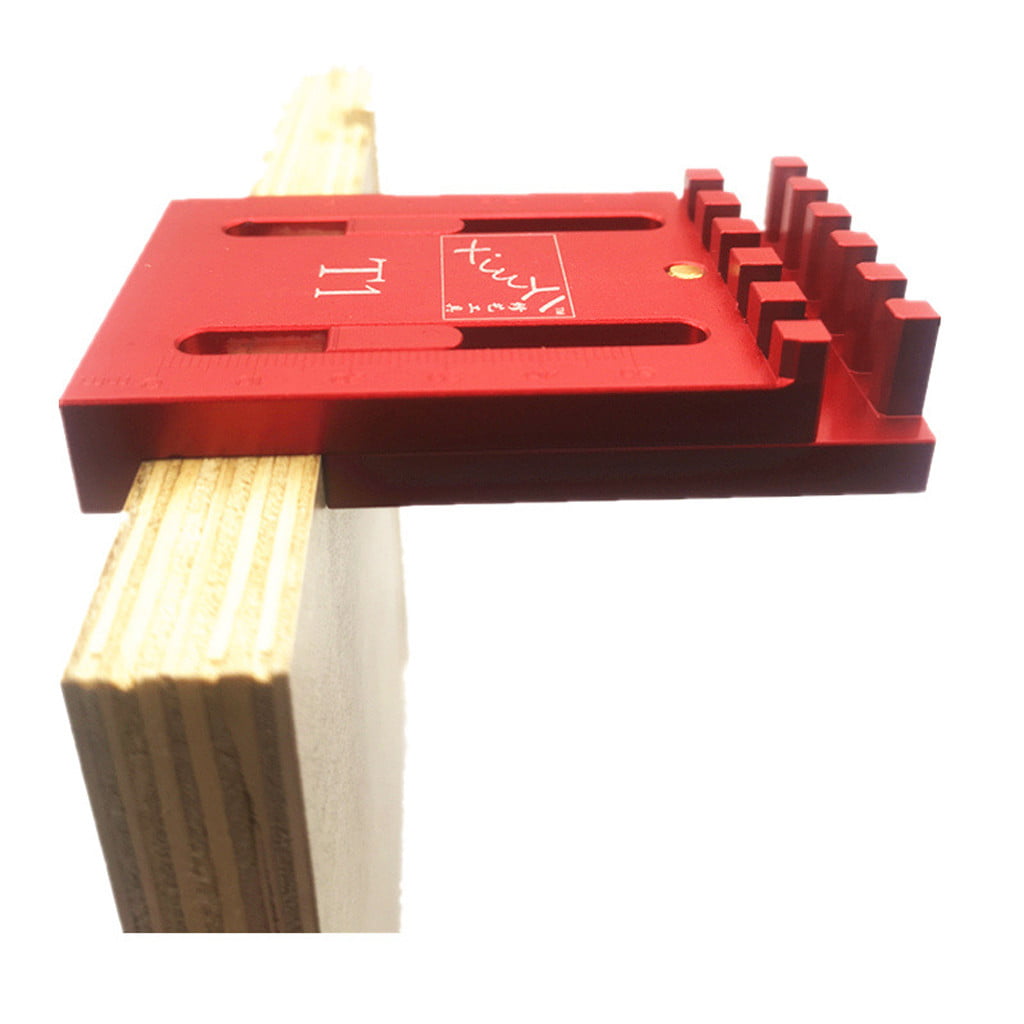 Woodworking Gaps Gauge Depth Measuring Ruler Line Sawtooth Ruler Marking Tool 
