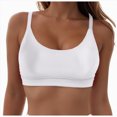 thumbnail image 3 of TOWED22 Women’s Bikini Top Push Up Padded Swim Top V Neck Bathing Suit Tops(White,M), 3 of 9