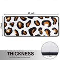 thumbnail image 5 of Kitchen Rugs Sets Of 2,Black and Orange Of Leopard Print Anti Fatigue Kitchen Mat Rugs Non Slip Washable,Decorative Kitchen Floor Mats for Kitchen,Sink,Laundry,17"x47"+17"x47", 5 of 5