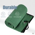 thumbnail image 5 of Toalla De Golf Triple Plegable Mile High Life | Tela De Microfibra Premium | Patrón De Gofres | Con Mosquetón Resistente | Toalla De Golf Para Hombres Y Mujeres (Toalla Greengolf), 5 of 5