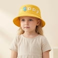 thumbnail image 6 of Oiyii Infant Boys Playful Bucket Hats Dinosaur‑Printed Toddler Sun Hats, Yellow, 6 of 6