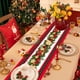 thumbnail image 5 of Christmas Table Runner Faux Linen Holiday Decor for Dining Table Party Decoration Indoor Outdoor Seasonal Festive Home Kitchen Decorations, 5 of 6