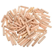 BRIGHTFUFU Wooden Dowels for Carpentry and DIY Projects 200Pcs 1.57X0.31X0.31In