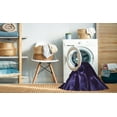 thumbnail image 2 of Ahgly Company Machine Washable Indoor Round Transitional Rebecca Purple Area Rugs, 8' Round, 2 of 7