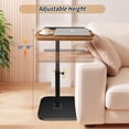 thumbnail image 2 of Adjustable Side Table, C Shaped End Table for Couch, 360° Swivel Small Side Table End Tables for Living Room, Bedroom, TV Tray Table for Couch, Side Tables for Small Spaces, 2 of 7