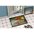 thumbnail image 2 of Carolines Treasures JMK1134MAT Red Parrot at Lulus Door Mat Indoor Rug or Outdoor Welcome Mat 18x27 Doormat  27"L x 18"W, 2 of 4