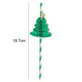 thumbnail image 6 of Happy Date 50Pcs Christmas Paper Straws Biodegradable Drinking Straw Mix for Wedding Supplies and Party Favors, 6 of 7